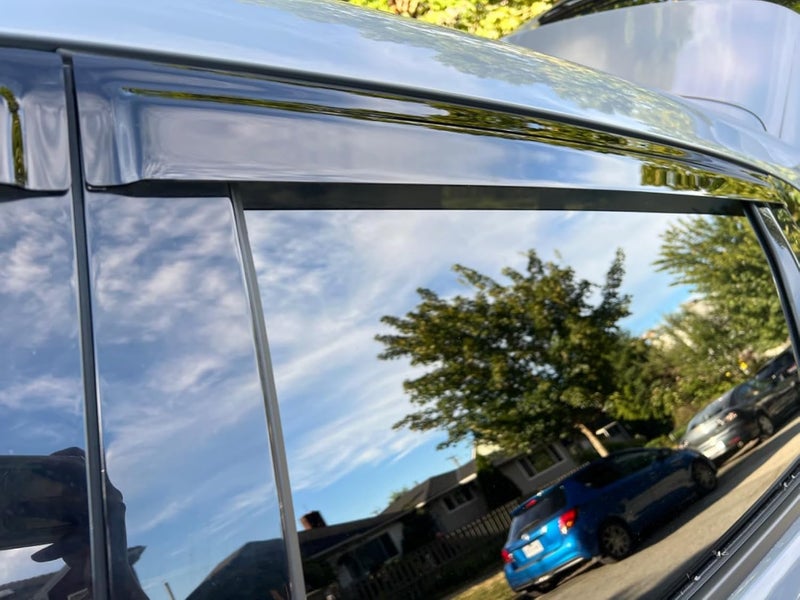 Optimal Co 2023-2026 Tape-On Rain Guards for Honda HR-V Side Window Visor Deflectors LX EX-L Sport Smoke Tinted HRV Vent Shade Protectors 2024 2025 - Image 3